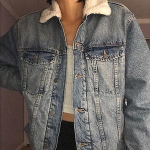 SHERPA DENIM JACKET
